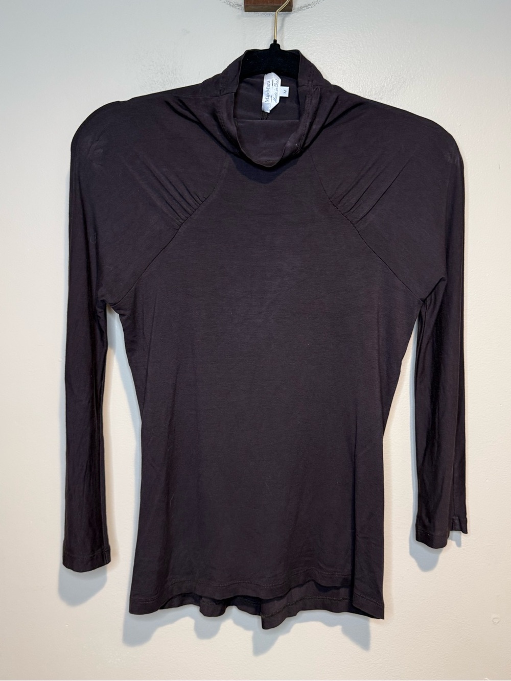 Maxmara Max Mara Made in Italy cowl neck t-shirt canott